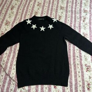Givenchy - Star Black Sweater - 100% wool
